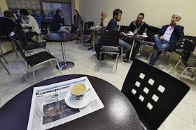 Проект ИД 'Коммерсантъ'. Интерьеры здания на Врубеля 4