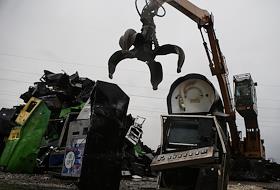 Уничтожение крупной партии игровых аппаратов, организованное территориальным управлением Росимущества в Московской области в районе Некарсовка