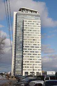 Обложка для журнала 'Деньги'. Офисное здание холдинга ООО 'Металлоинвест'