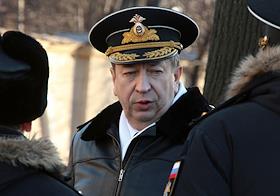 Торжественный митинг, посвященный 110-летию создания подводного флота России у памятного знака «100-летие подводных сил России»