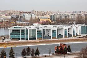 Новое здание спортивного клуба дзюдо 'Явара-Нева' на Бычьем острове