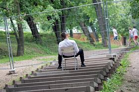 Охранник на фестивале «Geek Picnic 2016» в Коломенском