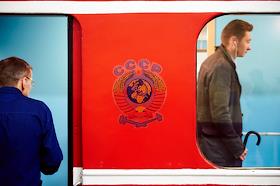 80-летие Московского метро. Выставка ретро-вагонов, посвященная 80-летию Московского метрополитена, открылась на станции 'Партизанская'