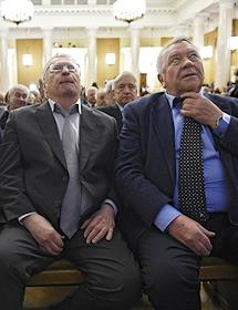 Посещение лидером ЛДПР Владимиром Жириновским Дня Студентов в МГУ им. Ломоносова.

