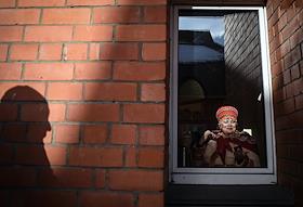 Празднование Масленицы в благотворительной организации 'Детские деревни – SOS' в Томилино