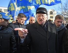 Митинг в поддержку независимости Каталонии у посольства Испании в Москве. Организатор – ЛДПР. В акции примет участие лидер партии Владимир Жириновский