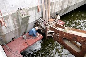 Строительство дамбы для защиты от наводнений в Санкт-Петербурге