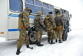 Бойцы спецназа на учениях